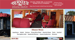 Desktop Screenshot of berniesdiningdepot.com